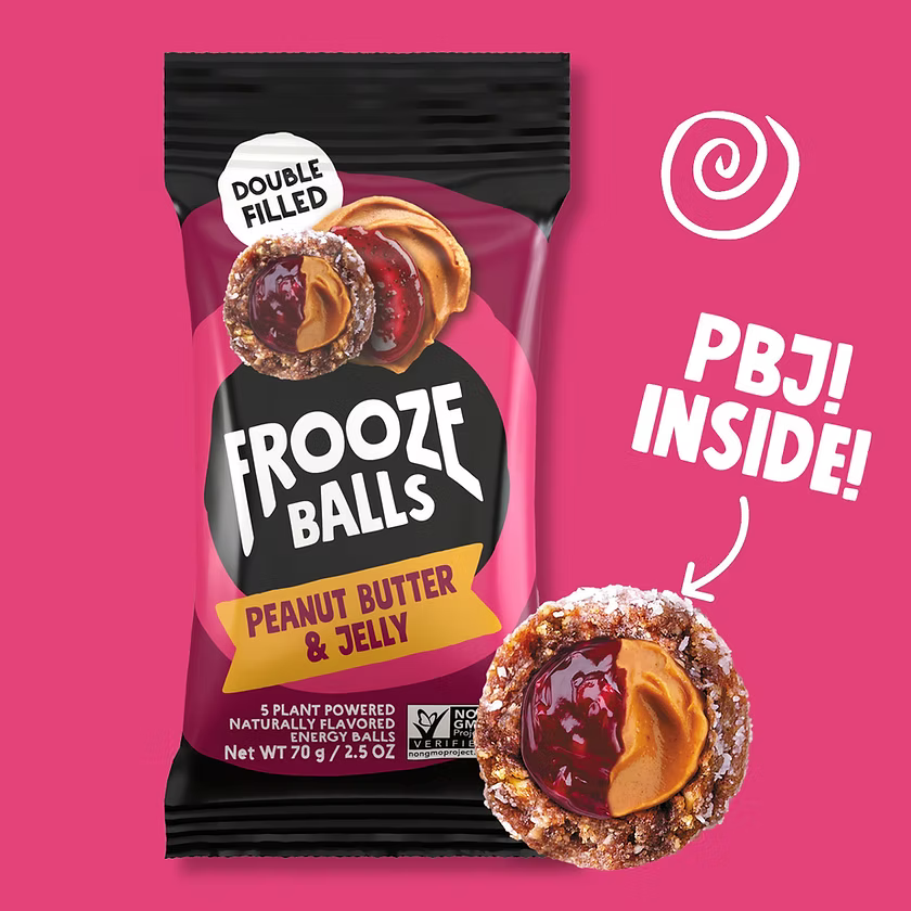 Frooze Balls Double Filled Pouch - Peanut Butter & Jelly
