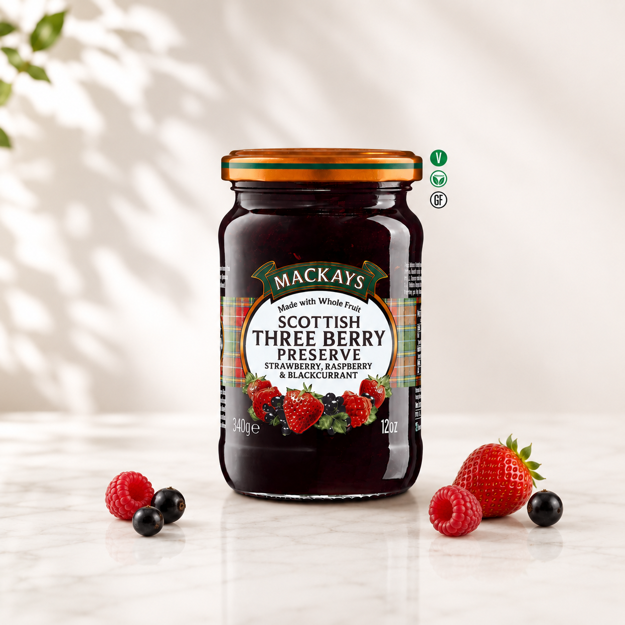 Mackays - Scottish Three Berry Preserve 340g