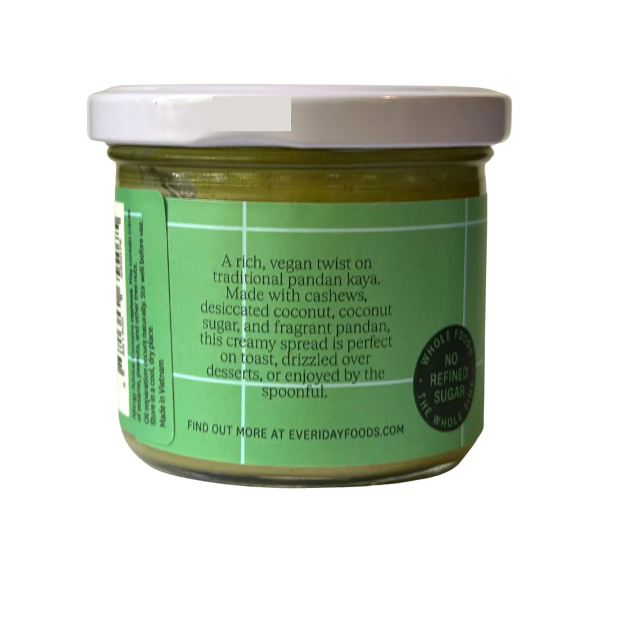 Everiday Vegan Pandan Kaya Spread