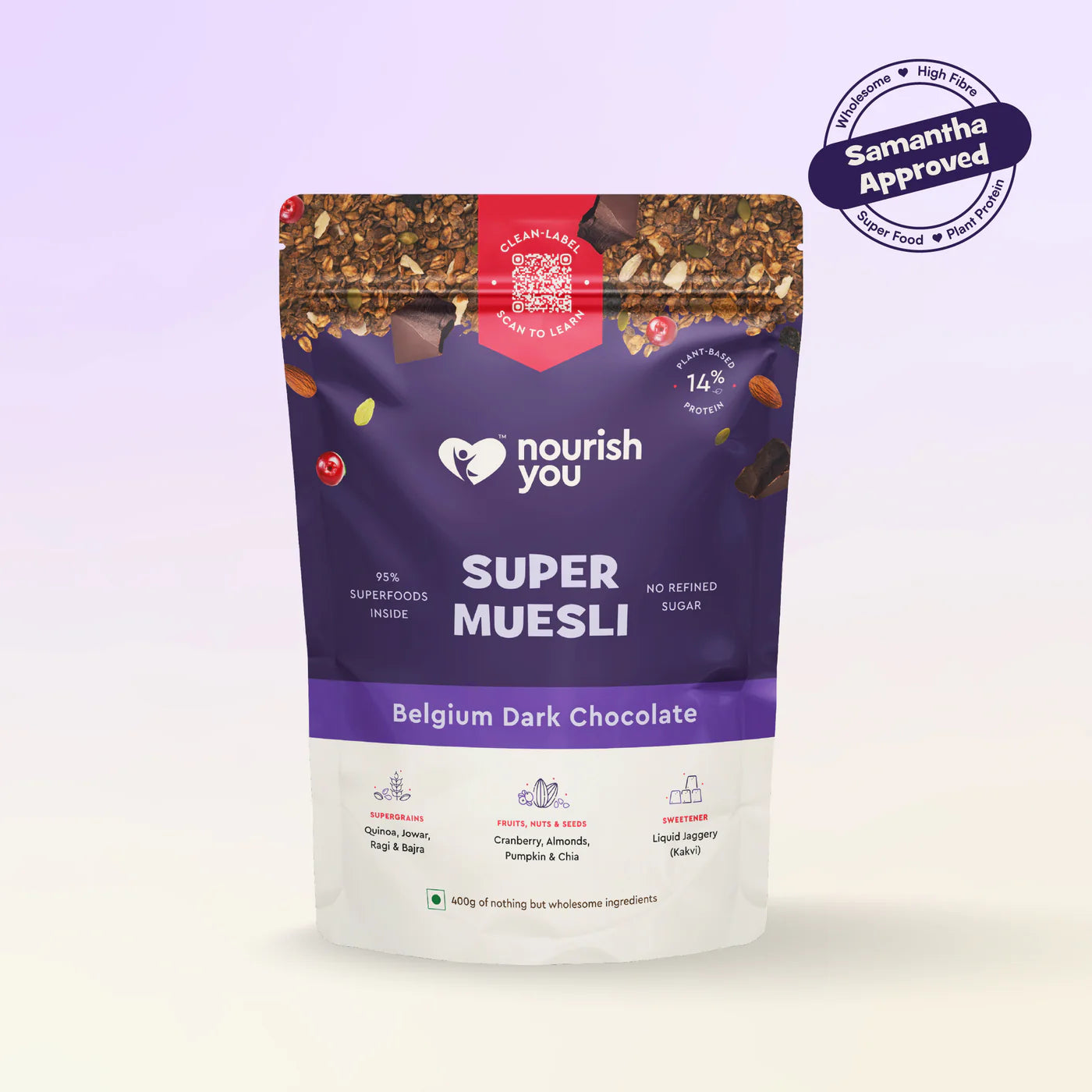 Belgian Dark Chocolate Muesli 400g
