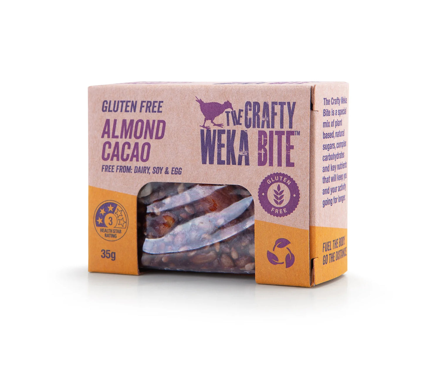 Almond Cacao Flavour Gluten Free Snack Bars