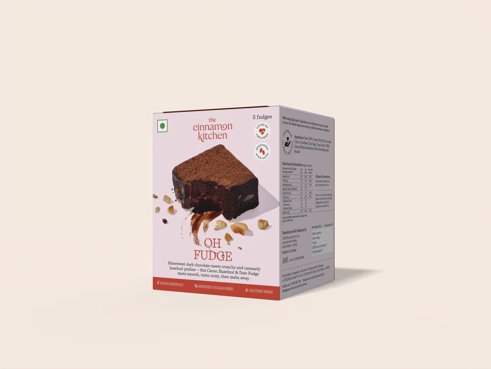 Cacao Hazelnut & Date Fudge (Pack of 5)