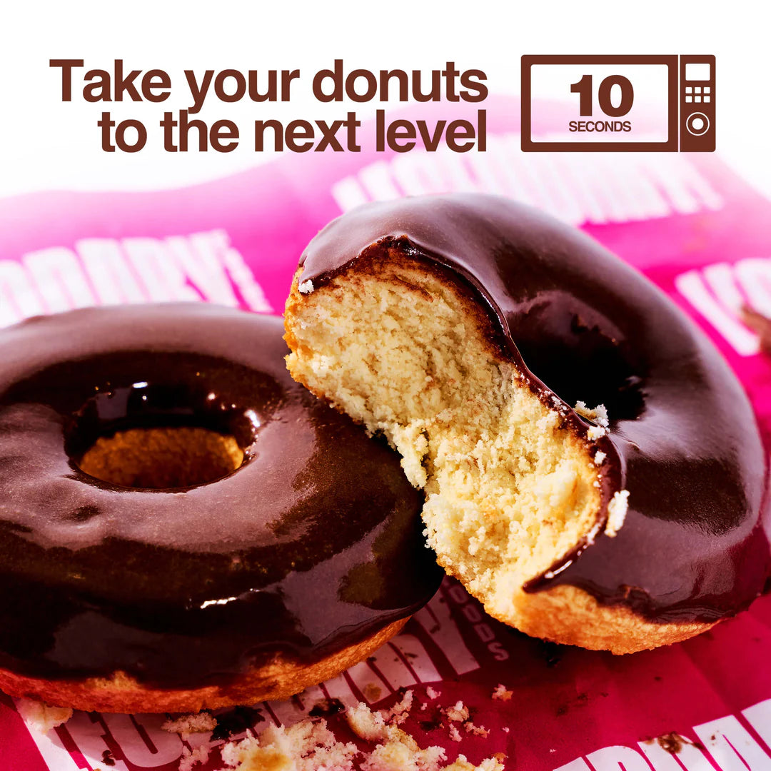Legendary Chocolate Dipped Protein Donuts