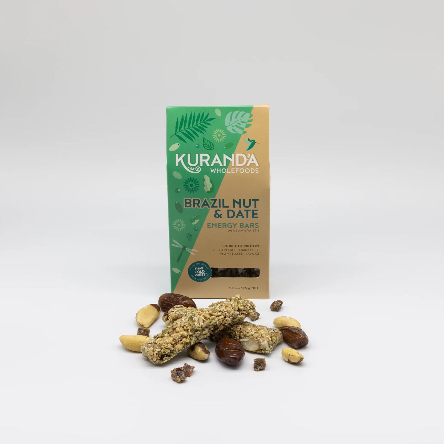 Kuranda Brazil Nut & Date Energy bars 5 Pack