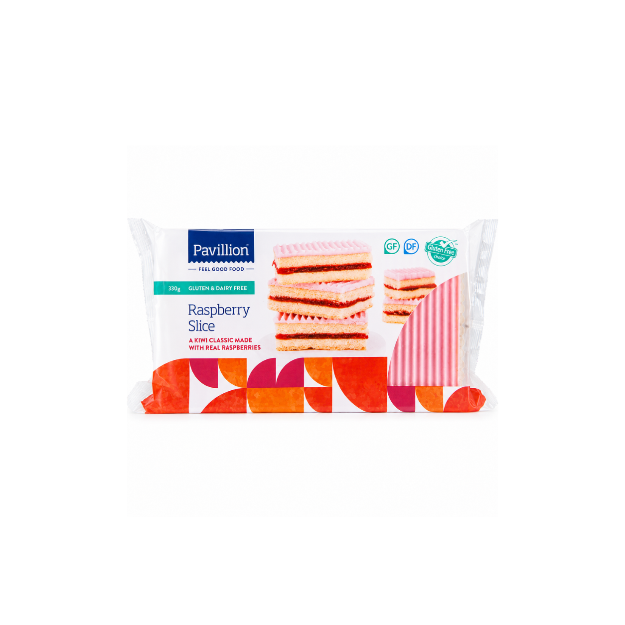Pavillion Gluten Free Raspberry Slice