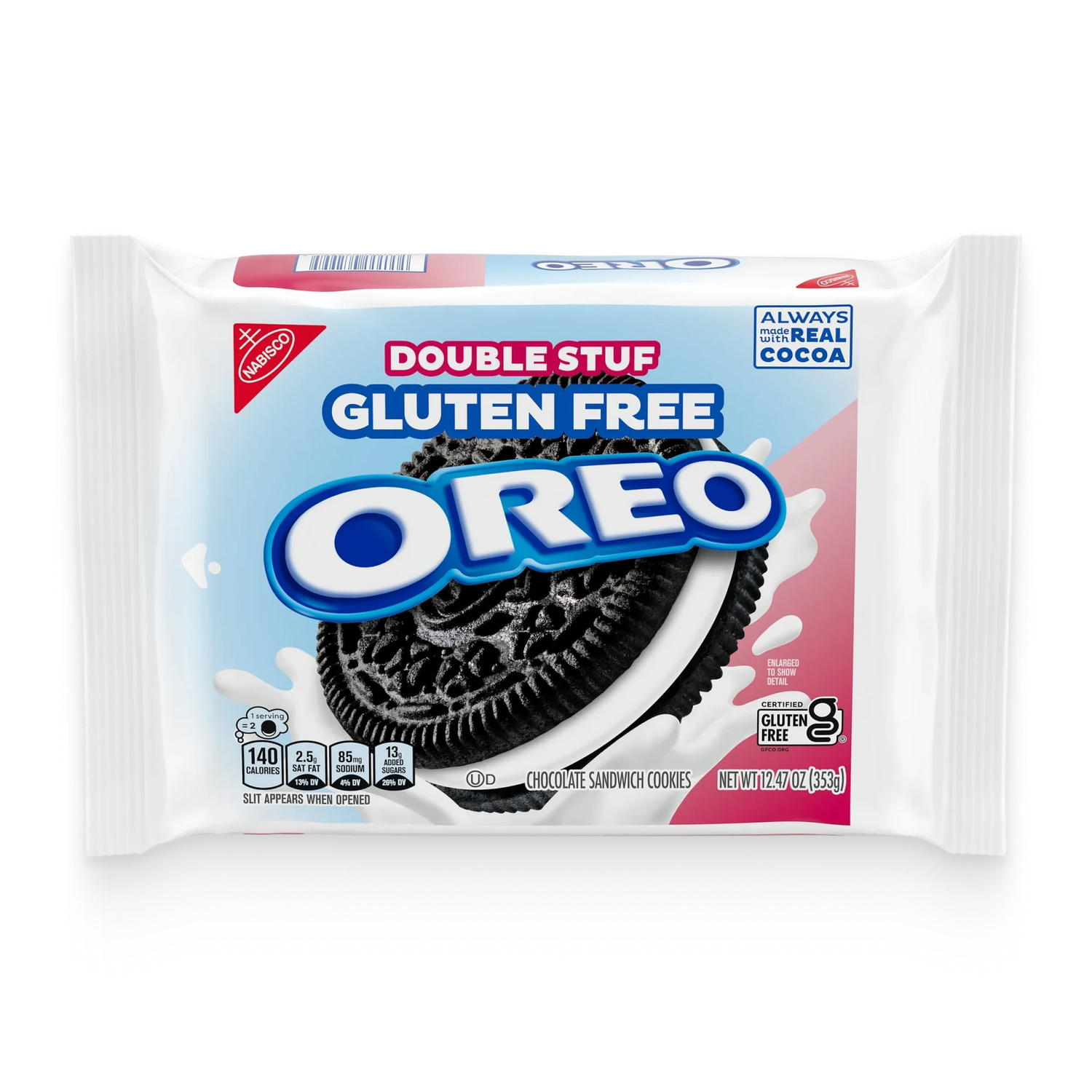 Oreo Double Stuf Gluten Free Chocolate Sandwich Cookies