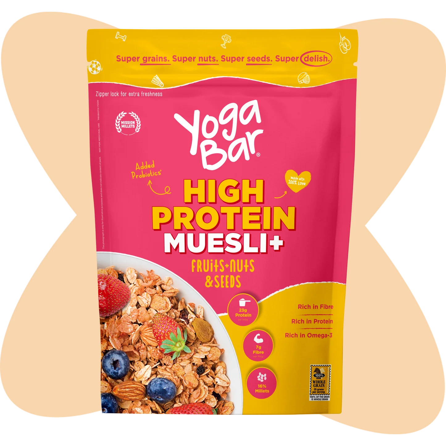 High Protein Muesli - Fruits and Nuts - 350g