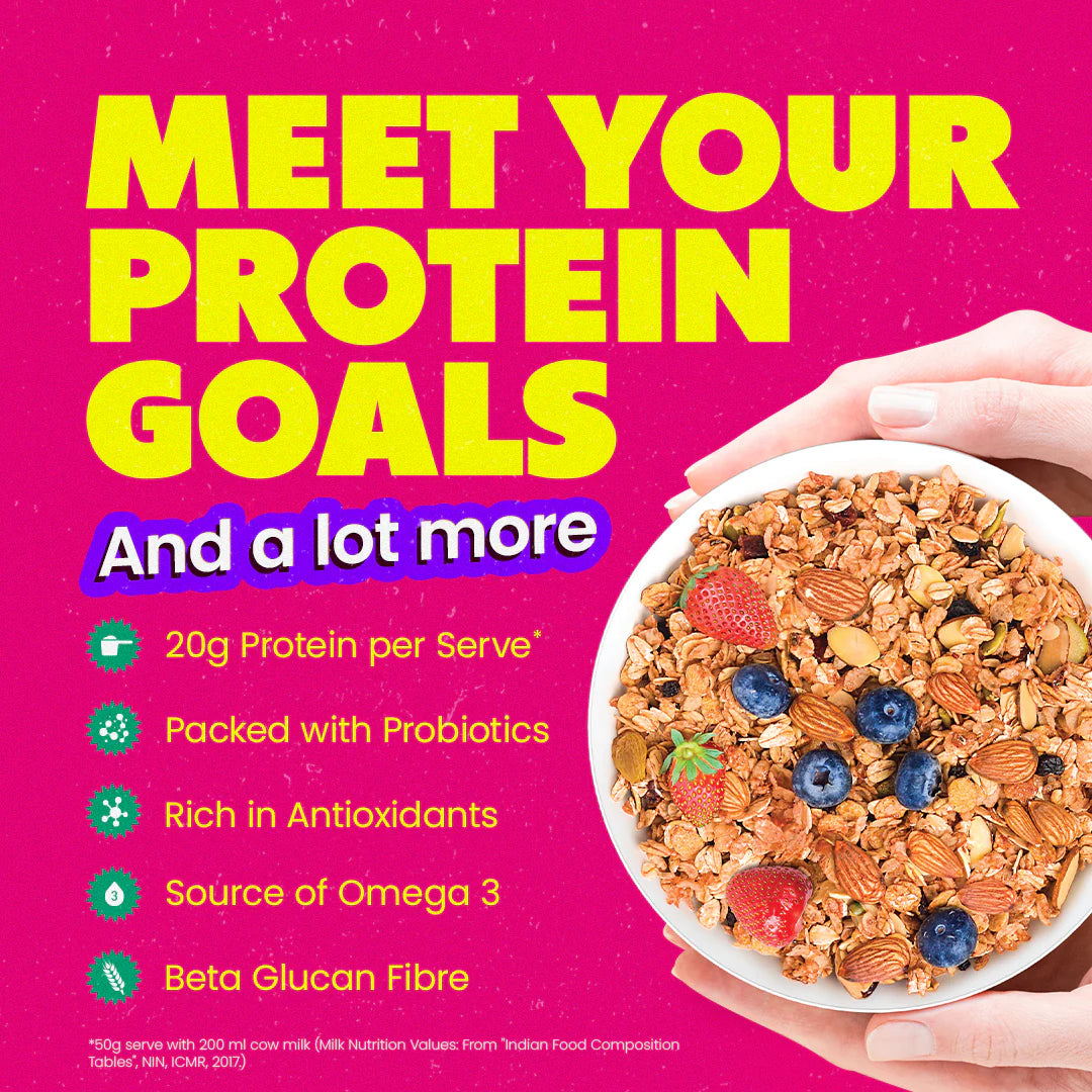 High Protein Muesli - Fruits and Nuts - 350g