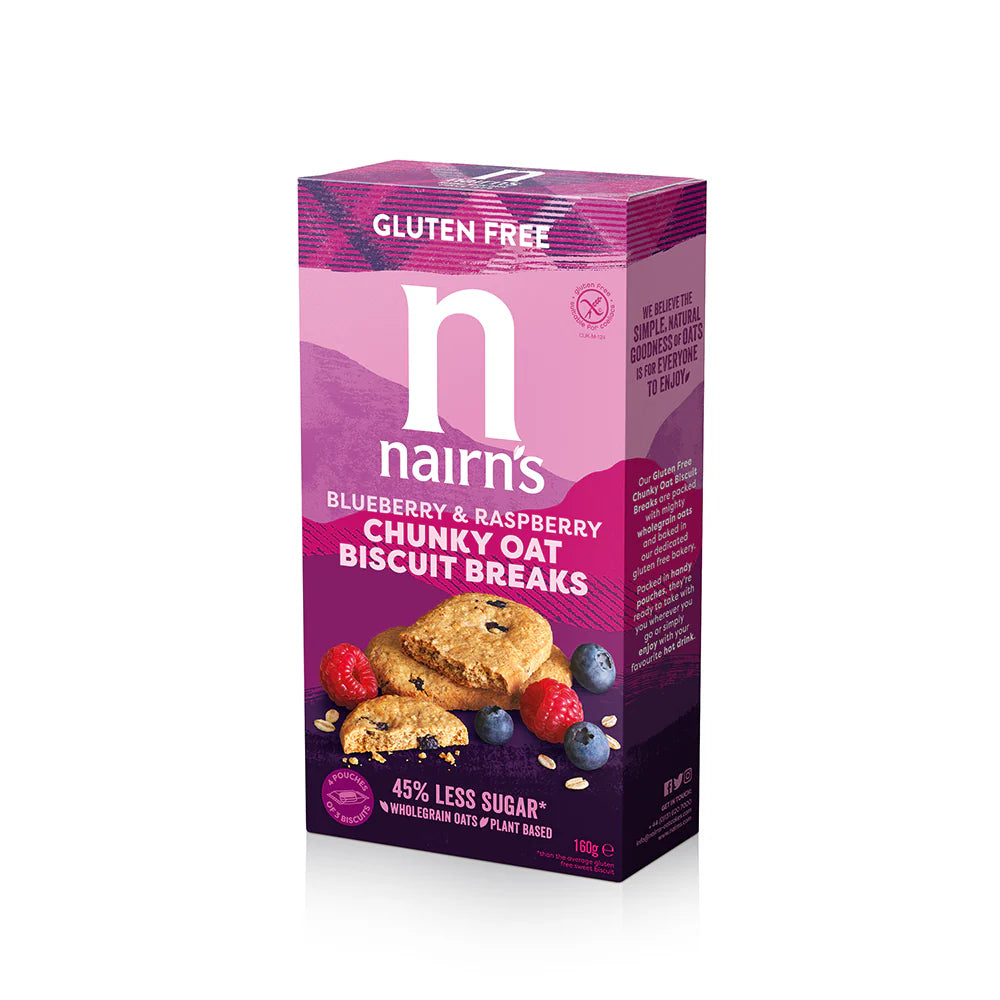 Blueberry & Raspberry Chunky Oat Biscuit Breaks