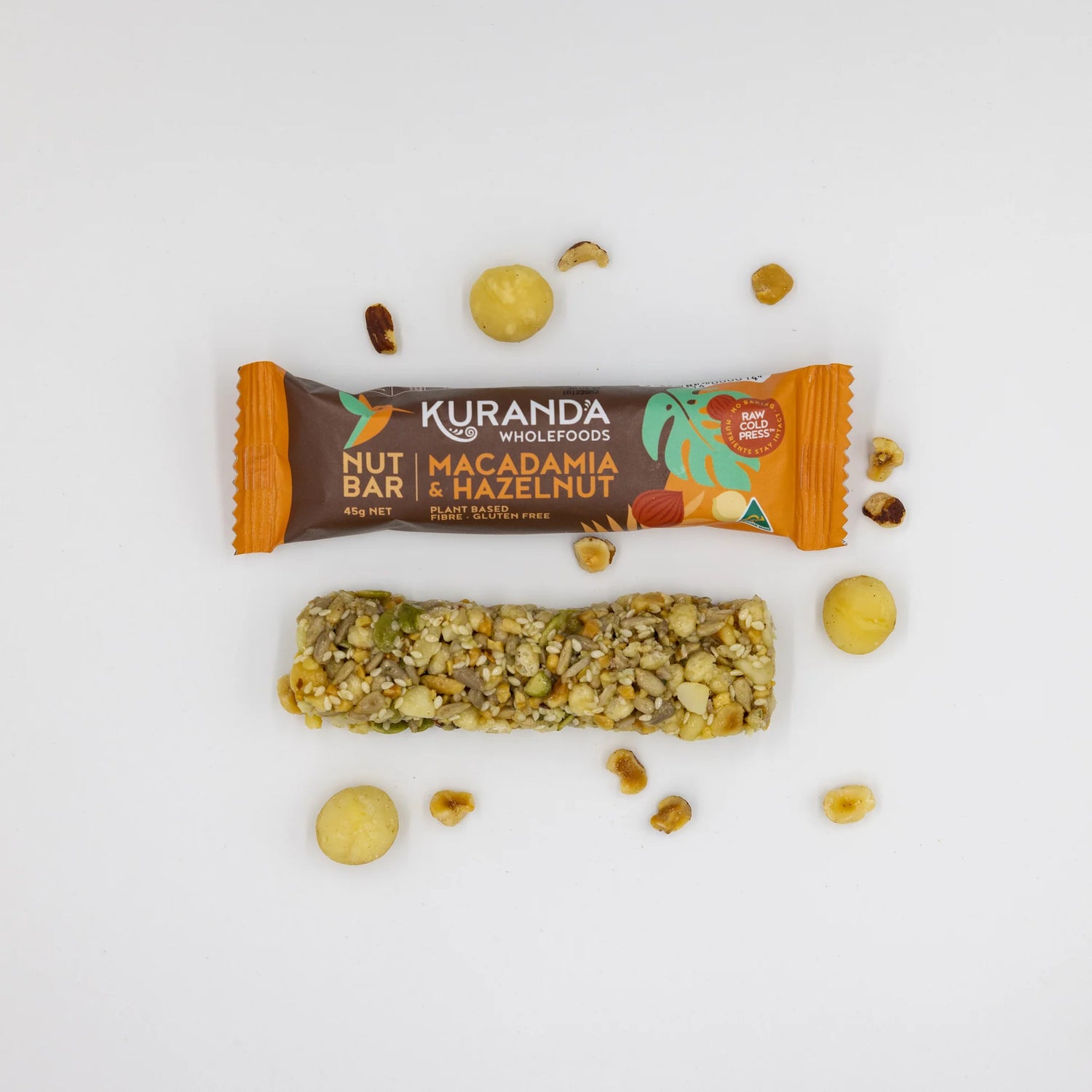 Kuranda Nut Bars - Macadamia and Hazelnut