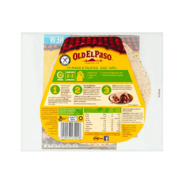 Old El Paso Gluten Free Mexican Tortillas