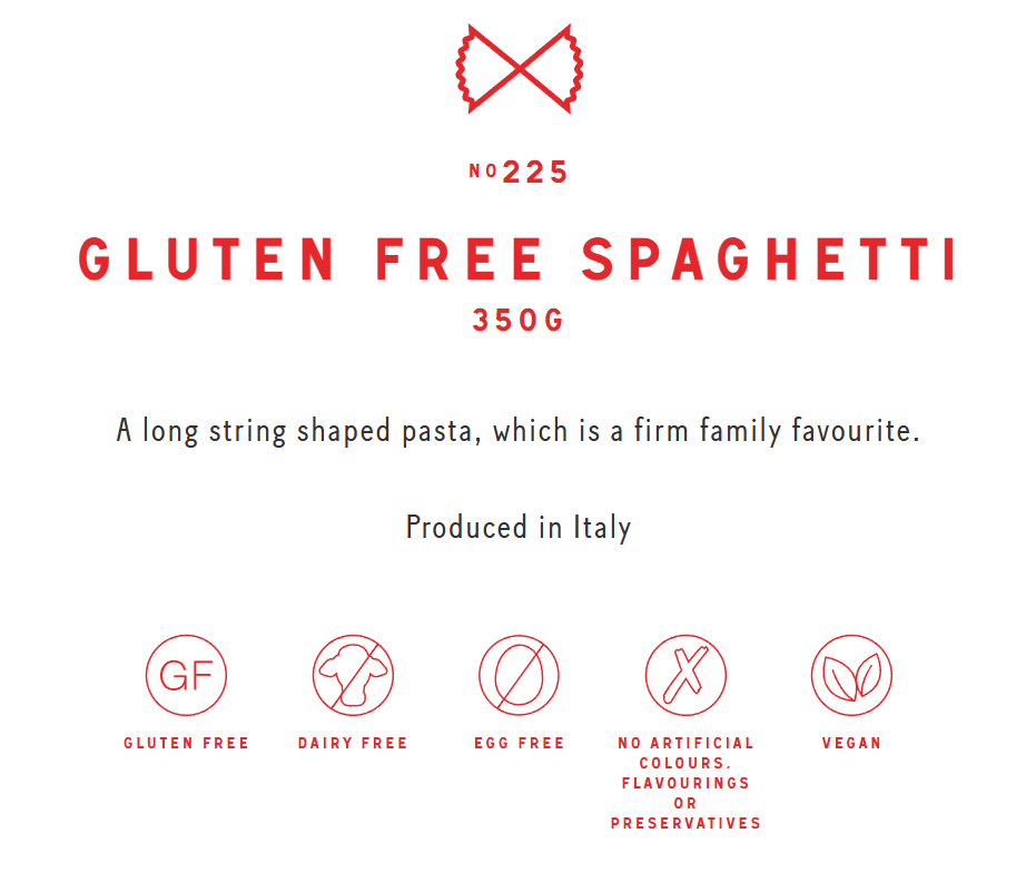 Gluten Free Spaghetti Pasta (San Remo)