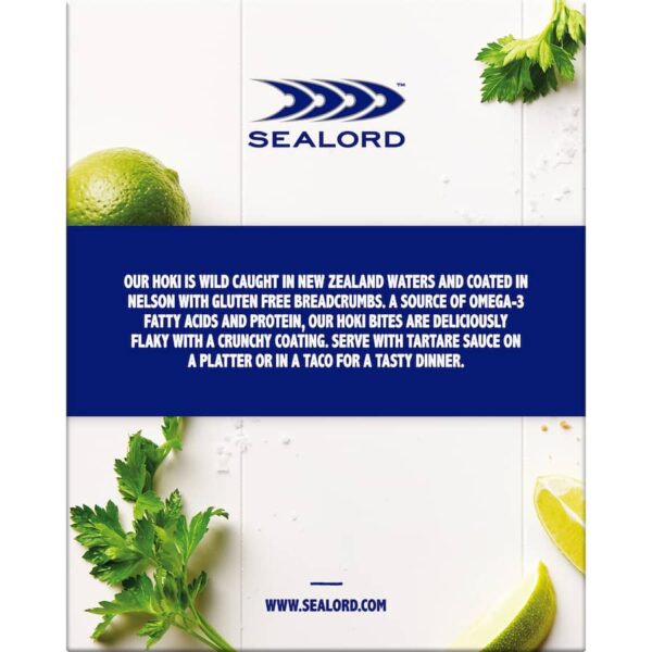 Sealord Gluten Free Hoki Fish Bites