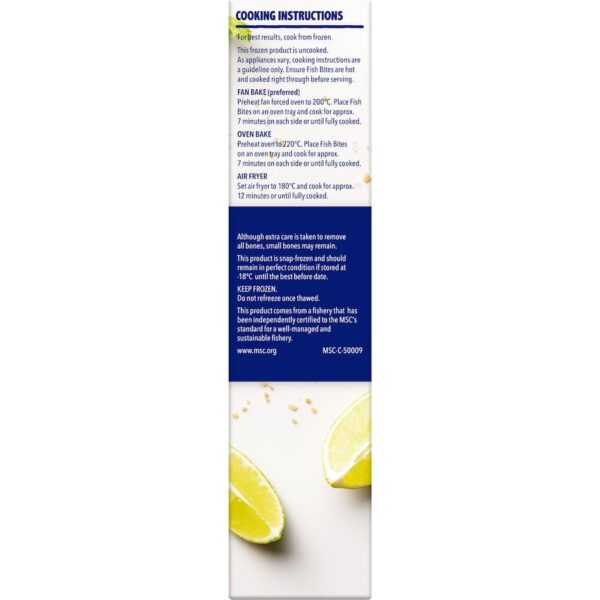 Sealord Gluten Free Hoki Fish Bites