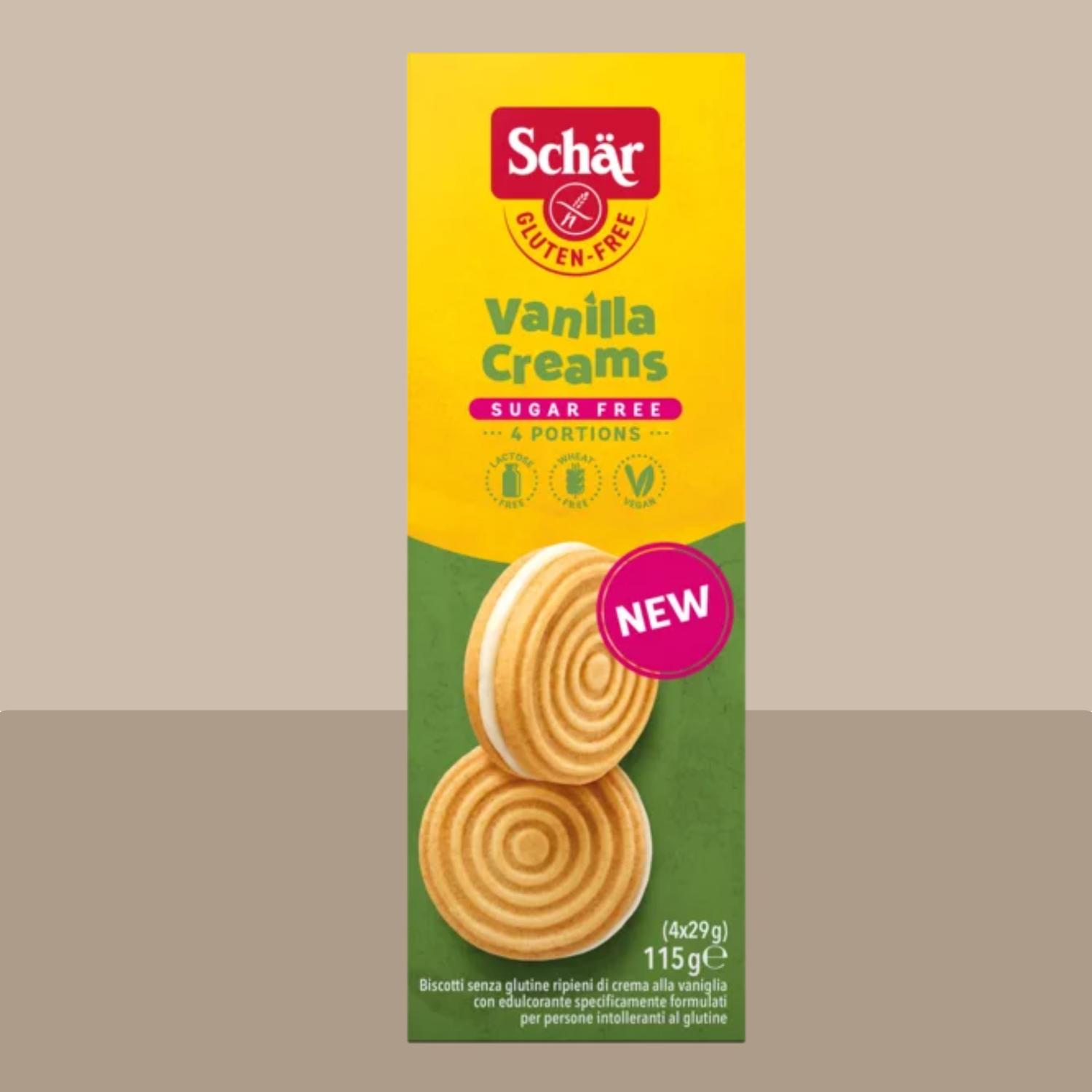 Schär Vanilla Creams Sugar Free