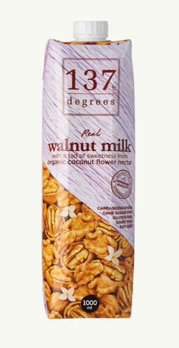137 Degrees - Walnut Milk Original - 1 litre