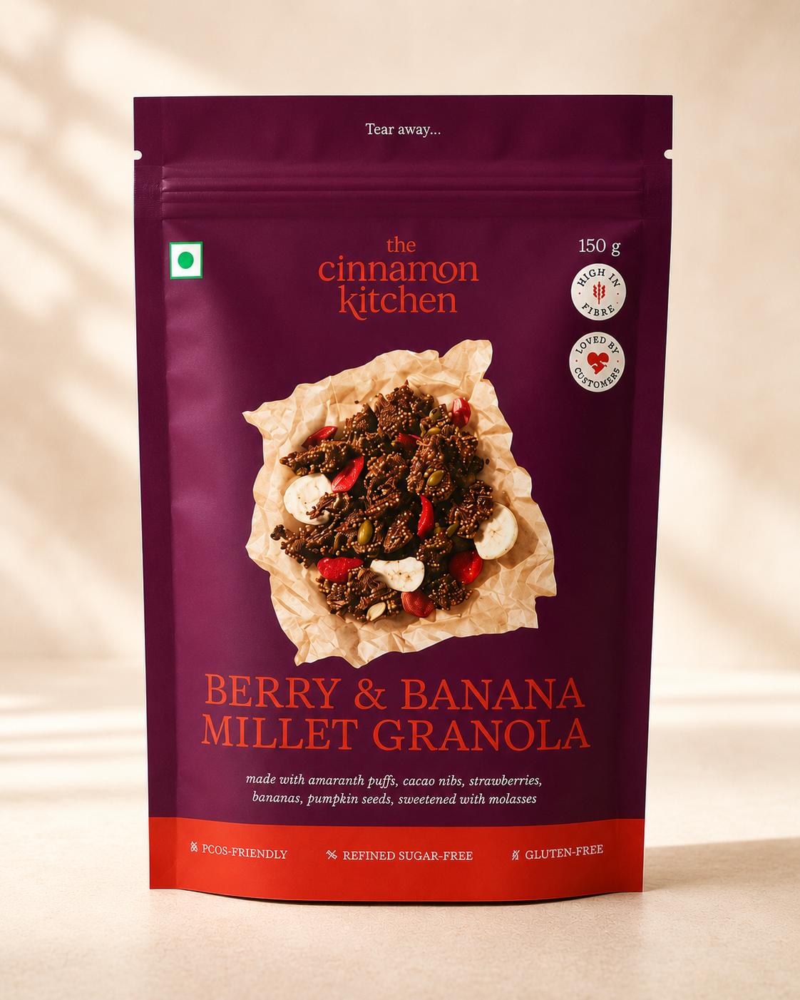 Berry Banana Ancient Grains Granola Gluten Free 150g