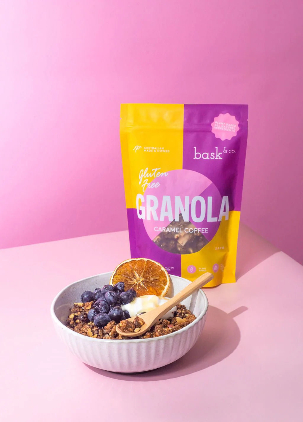 Gluten Free Granola Caramel Coffee