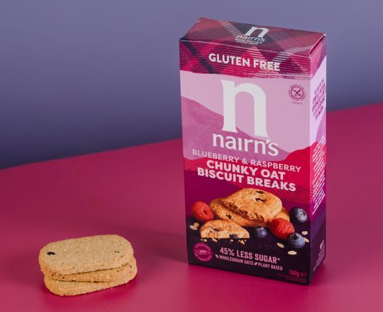 Blueberry & Raspberry Chunky Oat Biscuit Breaks
