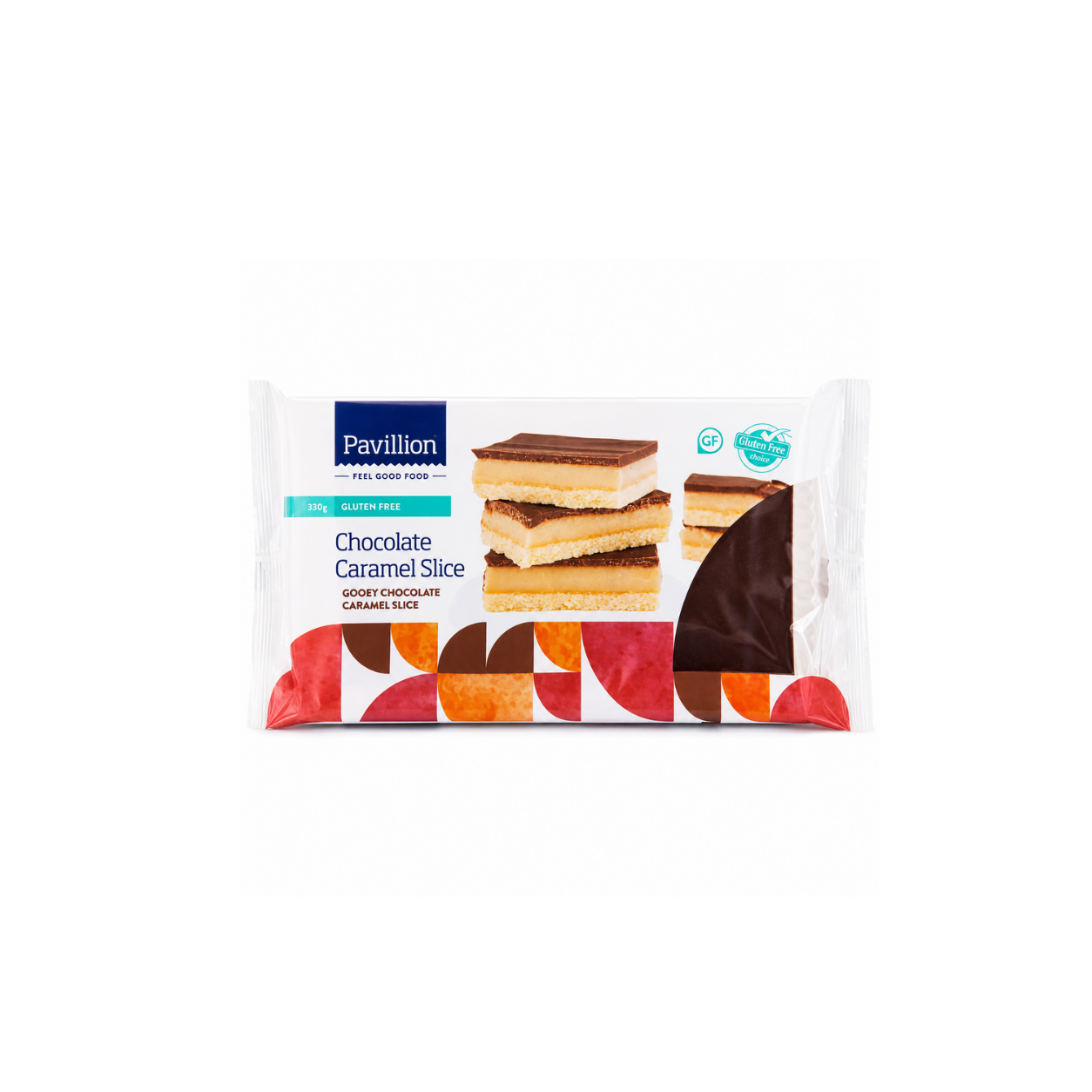 Pavillion Gluten Free Chocolate Caramel Slice