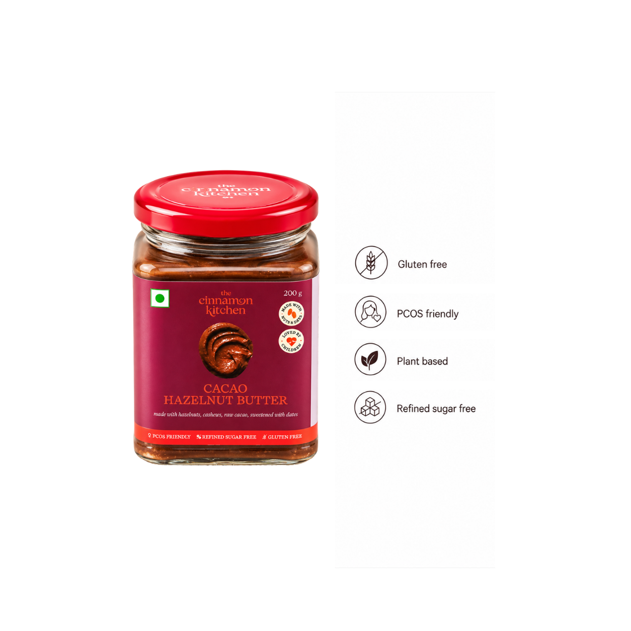 The Cinnamon Kitchen Hazelnut Cacao Nut Butter