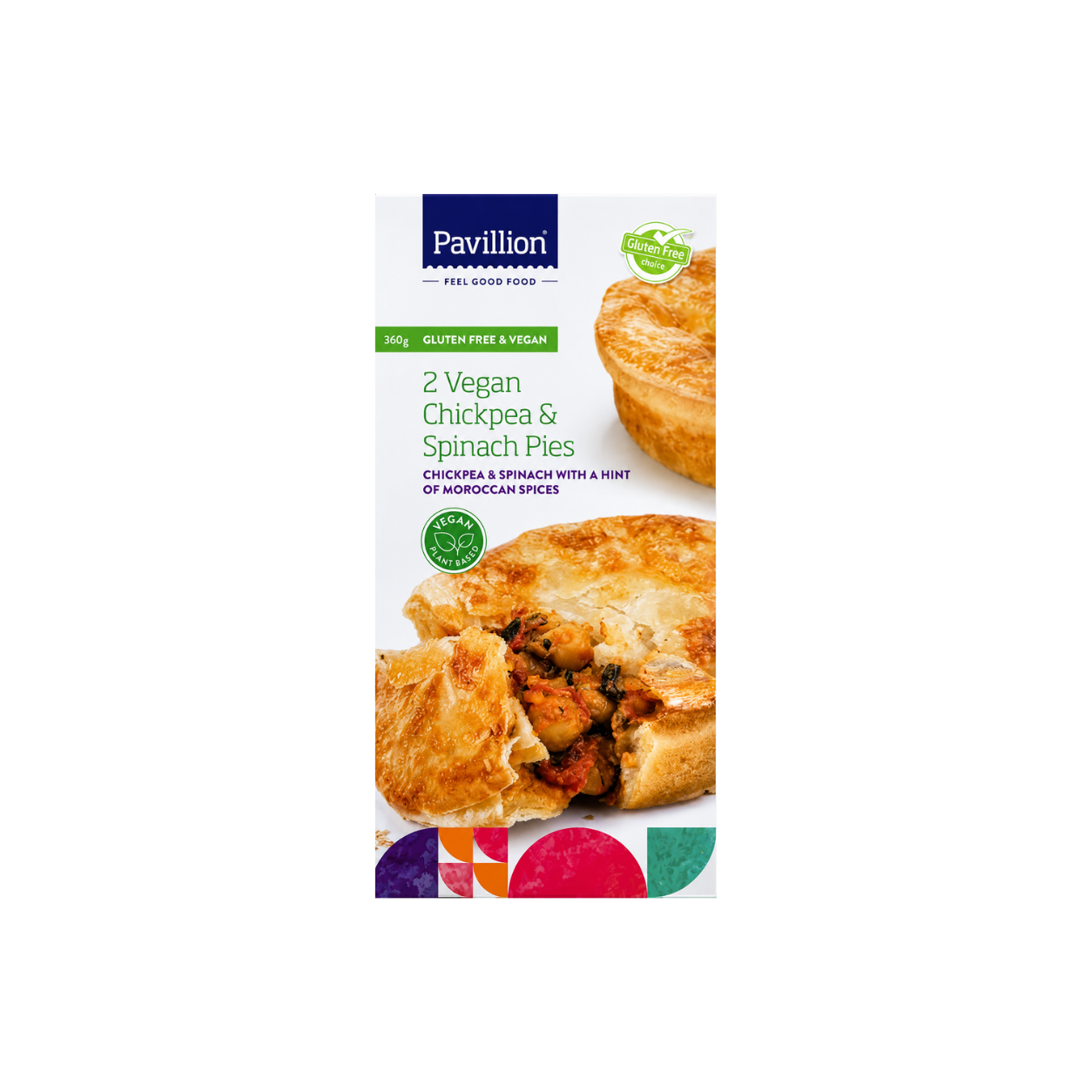Pavillion Gluten Free Vegan Chickpea & Spinach Pie 2pp
