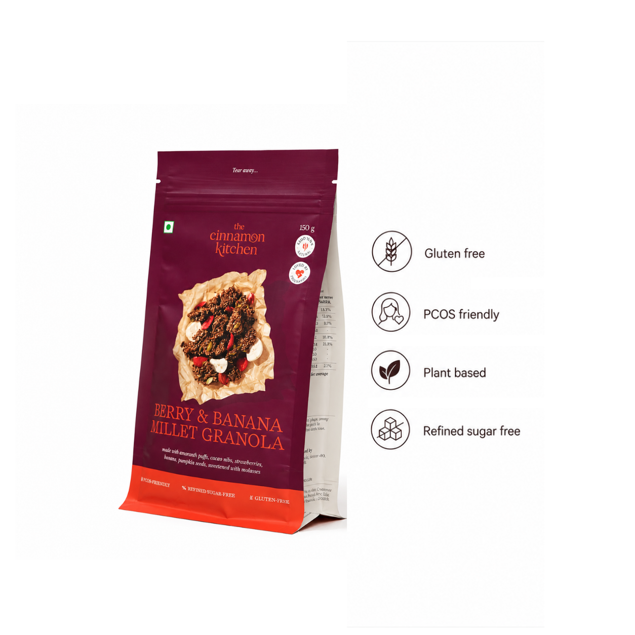 Gluten Free - Berry Banana Ancient Grains Granola