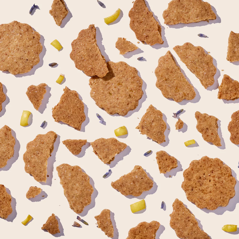 Lime Lavender Millet Cookies