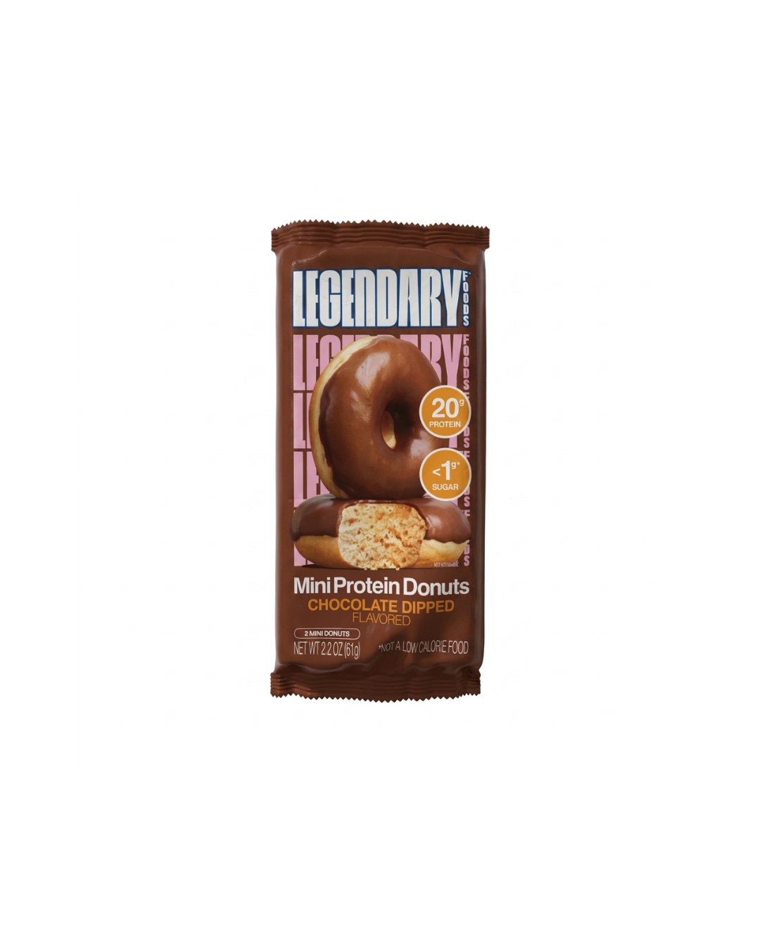 Legendary Chocolate Dipped Protein Donuts