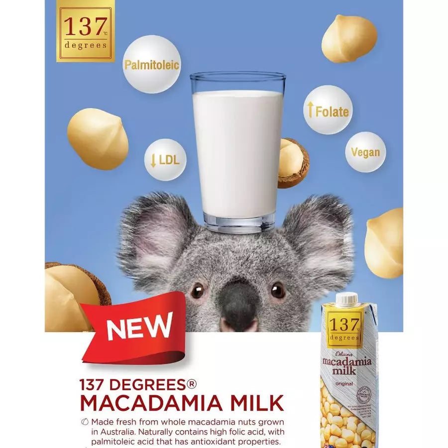 137 Degrees - Macadamia Milk Original - 1 litre