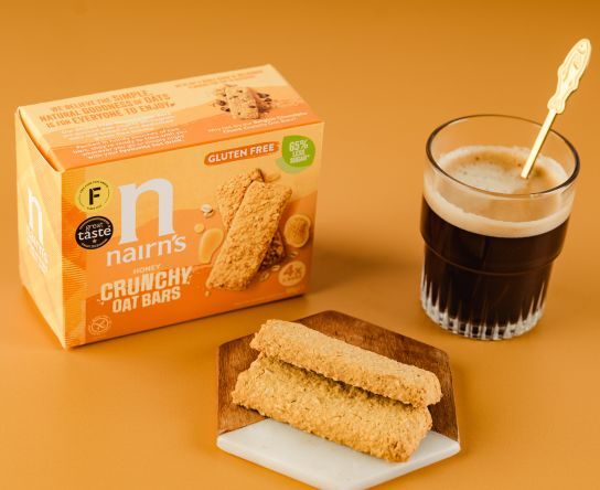 Nairn's Crunchy Oat Bars (Gluten Free) - Honey 160g (box of 10)
