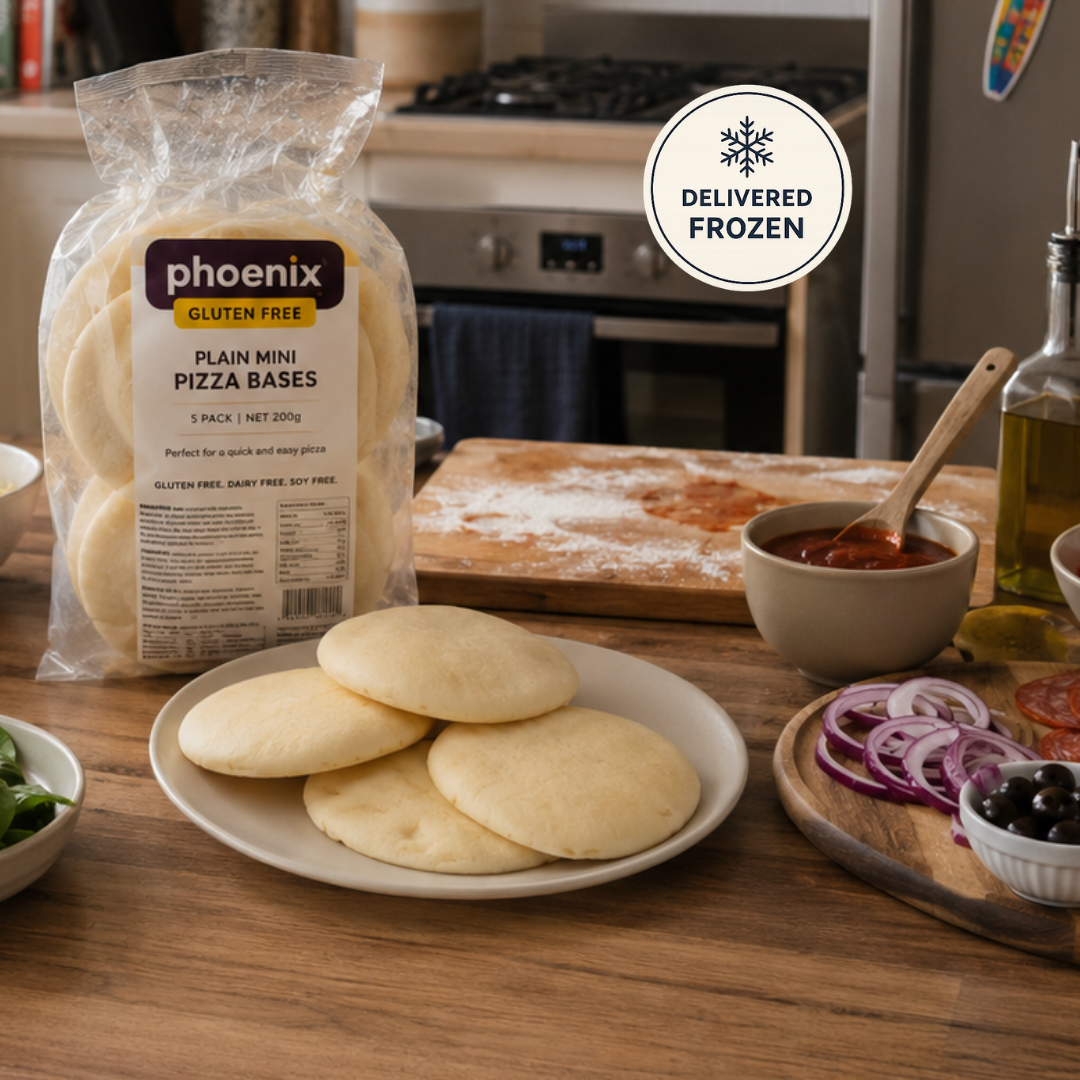 Phoenix Gluten Free Plain Mini Pizza 4 pp