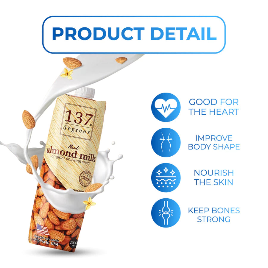 137 Degrees - Almond Milk Original - 1 litre