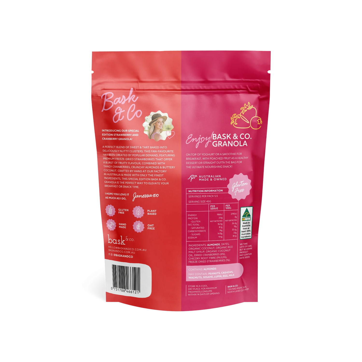 Special Edition Granola Strawberry & Cranberry