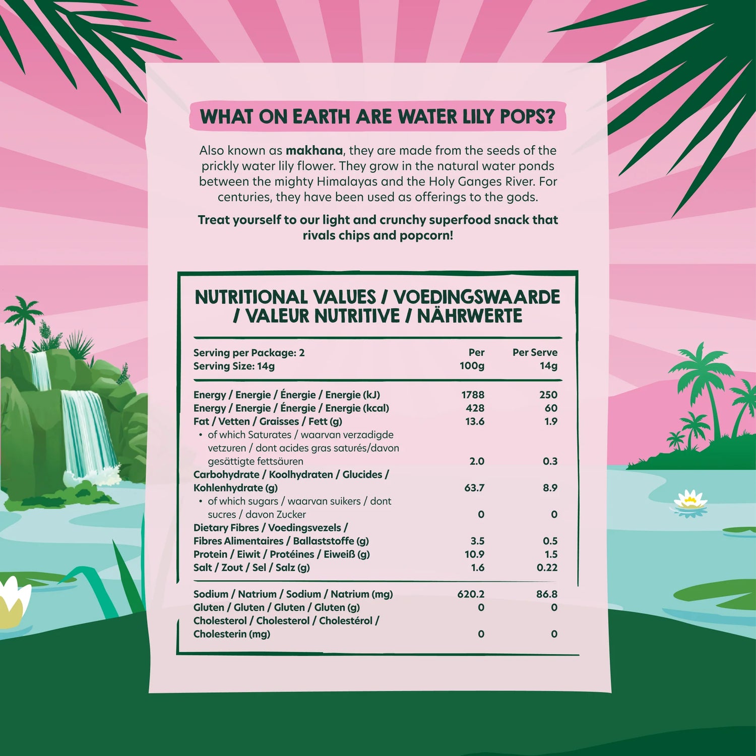 Water Lily Pops - Himalayan Pink Salt